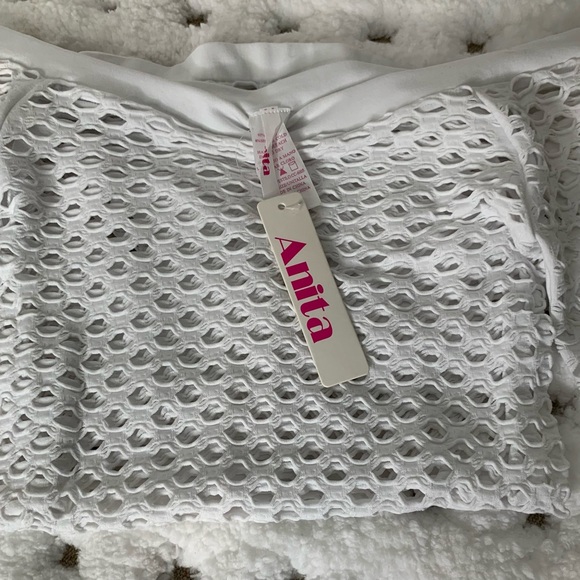 White Mesh Long Sleeve Top - Picture 3 of 4